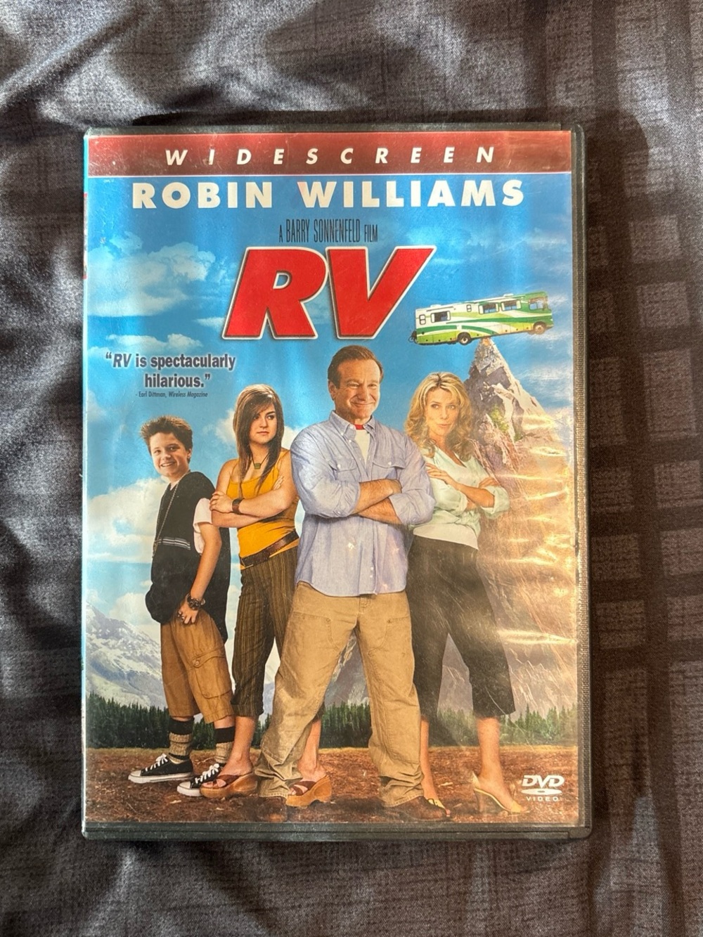 Sony RV DVD — Bright Blue Sky with Red Title